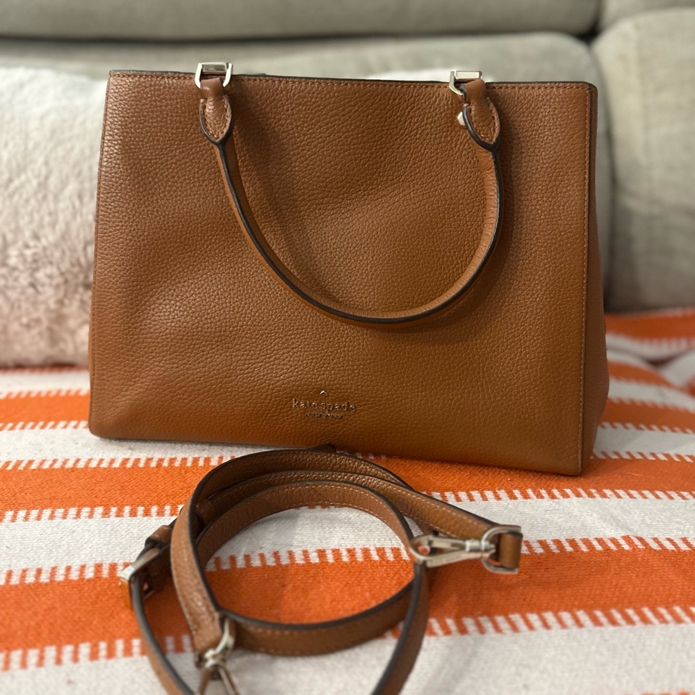Kate Spade Tan Leather Shoulder Bag